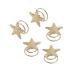 Solustre 10pcs Vintage Wedding Hair Star Clips - Decorative Spiral Hair Accessories for Brides & Girls - Golden Hair Needles - Buy Online on GoSupps.com