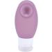 TOPINCN Travel Bottle Innovative Travel Bottle with Suction Cup Portable Silicone Cosmetic Storage Bottle for Outdoor 12x6x3.3cm (Purple) - Buy Online on GoSupps.com