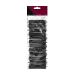 GLAMSA 12 perming rods Curling hairdressing DIY tool for hair styling Hair curling with zero heat damage Ideal for home or salon use (Black 16MM)