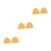 NOLITOY 3 Pairs Anti-wear Stickers Shoe Bottom Protector Half Sole Protector Anti Slip Shoe Stickers Non-Slip Shoe Stickers Sandals Heels Sports Stickers Shoe Grip Mute Stickers Front Feet