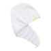 AQUIS Original Hair Wrap, Hands-Free Microfiber Hair Drying, White,10x27"