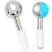Stainless Steel Ice Wave Ball for Facial Massage - Premium Metal Ice Scoop - 1 Piece - Buy Online on GoSupps.com