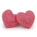 FReed Blue 100% Natural Organic Pink Rose Heart Konjac Facial Sponges for Deep Gentle Cleansing and Exfoliation 2 Pack