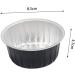 Beavorty 6-Pack Black Mini Heating Bowls & Aluminum Foil Wax Containers for Cake Baking & Hair Removal - Ideal for Melting Wax - Buy Online on GoSupps.com