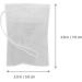 Zerodeko 300 Pcs Tea Bag Drawstring Tea Pouch Coffe Filter Empty Bag for Leaf Tea Marinated Bag Draw The Line 5X7CMx3pcs Whitex3pcs - Buy Online on GoSupps.com