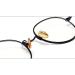 Buy Qinzhenz Retro Round Anti-Blue Light Reading Glasses - Clear Visual Goggles Unbreakable Flat Light Mirror (+350 C1) for Enhanced Comfort & Eye Protection - Buy Online on GoSupps.com