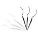CUTICATE 6Pcs Eyelash Fitters Testers Try On Wands Applicator Display Stand Salon Counter