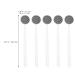 SEWACC 5pcs Silicone Spatula & Scraper Set - Portable Cleaning Brushes for Household Use - Effective Coating & Scrubbing Tools - Buy Online on GoSupps.com