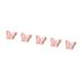 FEIlei 5Piece Colorful Metal Butterfly Nail Decoration Butterfly Charm for DIY Manicure