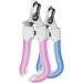 PSGS Professional Pet Nail Clippers Dog Cat Stainless Steel Two-Color Labor-Saving Nail Clippers Convenient Beauty Cleaning Supplies (Color : Give Sharpener Pink) - Buy Online on GoSupps.com