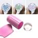 Clear Nail Art Jelly Stamper & Scraper Set - Silicone Nail Art Tools for DIY Manicure | International Shipping - Buy Online on GoSupps.com