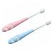 Iwowhero Baby toothbrush 2st toothbrush infant tooth cleaner brush for the teeth tooth cleaning brush caricature gift baby newborn toothbrush