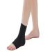 Ankle Brace Compression Sleeve for Women | Sports Bandage Sock & Heel Protector | Large Black - Ideal for Sprained Ankles - Buy Online on GoSupps.com