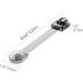 SAFELON 4 Pcs Child Proof Cabinet Locks Baby Safety Drawer Strap Locks Baby Security Multi-Function Lock for Drawers Fridges Toilets Cupboards Cabinets (Clear-Black) - Buy Online on GoSupps.com