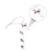 Alipis 4pcs Christmas Candy Cane Ornament Candy Canes Tree Pendants Christmas Adornments Christmas Tree Silver 7x2.5cm