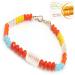 Rakhi for Brother Rakhis Online AA0001 - Multicolour Bracelet Rakhi with 400 GMS of Besan Barfi