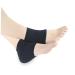 PLAFOPE Gel Heel Socks Dry Feet Socks Black Heel Cracked Heel Socks Heel Moisturizing Sock Open Toe Black Sock Spa Socks Heel Sleeves Moisturizing Socks Heel Protector Foot Socks Damping