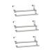 Angoily Towel Holder 3pcs Over The Cabinet Towel Hanger Over The Door Towel bar Stainless Steel Towel Hanger Bathroom mediumx3pcs As Shownx3pcs