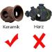 Orgmemory Ceramic Fish Tank Cave Decorations - 2 Pieces | Aquarium Accessories for Aquatic Animals - Buy Online on GoSupps.com