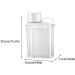 FIOERDTUIE Washing Powder Fluid Container Sealed Leakproof Tilted Mouth Refillable Transparent Moistureproof Bathroom Case Box 2300ml - Buy Online on GoSupps.com