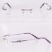 Buy Efarma Glasses: Metal Replacement Bars & Purple Arms for Borderless Frames - International Shipping Available - Buy Online on GoSupps.com