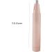 OUSIKA Pink Nose & Eyebrow Hair Trimmer - Painless Waterproof Rechargeable Electric Shaver for Precise Hair Removal - Buy Online on GoSupps.com