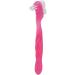 Denture Toothbrush - Double Sided Soft Bristles for Gentle Plaque and Dirt Removal - Ergonomic and Portable Design - Pink - Buy Online on GoSupps.com