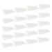 FOMIYES 20pcs Nail Sponge Esponjas Para Maquillaje Nail Polish Transfer Sponge Nail Stamping Sponge Beauty Wedges French Nail Tool Nail Art Sponge Manicure Sponge White Cosmetic Supplies