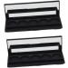 Ipetboom 4 Pcs Eyeshadow Magnetic Palette Travel Makeup Accessories Eye Shadow Box Child Makeup Powder Pack 14.8*5.1cmx2pcs Blackx2pcs - Buy Online on GoSupps.com