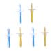 Gatuida 6 STK toothbrushes for children toy toddler toys finger children's toys toys for toddlers training toothbrush brass toothbrush accessories