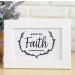 JAJADO Self-Adhesive Silk Screen Printing Stencil - Reusable Phrase Sign Pattern for Painting on Wood, Fabric, Ceramic - Walk by Faith Design - Buy Online on GoSupps.com
