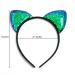 KIPETTO 8Pcs Reversible Sequin Cat Ears Headbands for Women and Girls - Sparkly Hair Accessories - Buy Online on GoSupps.com