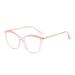 Stylish Large Cat Eye Reading Glasses for Women Men Flexible Frames Computer Readers Blue Light Blocking Glasses 2.0x Pink
