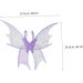 Housoutil Fairy Wings Dress for Girl Sheer Shawl Butterfly Wings Cape Wing for Costume Child Cosplay Apparel - Buy Online on GoSupps.com