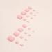 KXAMELIE Baby Pink Square Press on Toenails - 24 PCS Glossy Acrylic Fake Toe Nails for Women/Girls - Buy Online on GoSupps.com