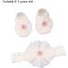 CAZSTYK Headband & Socks Set for 0-1Y Boy Girl Elastic Lace Headdress Toddler -Slip Floor Socks Baby Accessories S33 - Buy Online on GoSupps.com