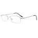 Eyekepper Spring Hinges Reading Glasses with Flexible Memory Titanium Bridge Men Women Readers (Silver +1.75)