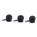 PLAFOPE 3 Pcs Silicone Nozzle Hair Fiber Spray Clear Loose Powder Spray Applicator Pump Black Plastic Abs