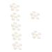 FRCOLOR 21 Pairs Cuttable Half Size Stickers Sneaker Heel Pads Invisible Stickers Absorbing Support Heel Liner Protector Heel Grip Inserts Foot Women's Thicken Insole Cloth White