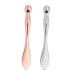 Minkissy 2PCs Rolling Eye Cream Metal Metal Cream Applicator Eye Massagers Mixing Spoon Face Massage Tools Facial Tools Facial Tools for Skin Care Massage Roller Beauty Rod Lotion Applicator Beauty Tool