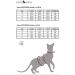 Kotomoda Cat's Cozy Comfort for Hairless Beauties: Winter Turtleneck Panther grey for Sphynx and Naked Cats (X-Small) X-Small Grey - Buy Online on GoSupps.com