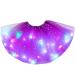 Nicute Women's LED Tutu Skirt Light Up Tutus Layered Tulle Ballet Dance Skirt Sparkly Party Tutu Costume for Women and Girls Dark Purple With Star