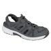 Orthofeet Arch Support Sandals for Men Ideal for Heel and Foot Pain Relief. Therapeutic Design with Arch Support Arch Booster Cushioning Ergonomic Sole & Extended Widths - Taurus 10 Grey