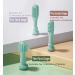 Buy Baby Toothbrush Set - Silicone Toddler Toothbrush with 2 Replacement Heads for Ages 0-3 | Pink Children's Dental Care - Buy Online on GoSupps.com