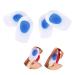 Heel pillow gel 2 pair of super soft heel cushion Keil insole inserts heel support orthotic pillow relief for plantar fasciitis heel pain (size L for EU 39-44)