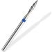 Professional Diamond Carbide Cuticle Drill Bit Set 3/32 - 1 Fine Grit, 2 Medium Grit - Nail Efile Tool for Manicure - BNG Flame Nail Art Bits - Buy Online on GoSupps.com