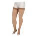 Juzo Basic Thigh High w/Silicone Dot Band 30-40mmHg Open Toe I Beige