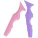FRCOLOR 6 Pcs Silicone Beauty Ruler Purple Eyeliner Mascara Shield Guard Silicone Eyebrow Aid Bevel Cream - Buy Online on GoSupps.com