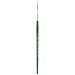 Silver Brush Limited 2507S2 Ruby Satin Script Liner Brush for Fluid and Flow Acrylics  Size 2  Short Handle Size - 2