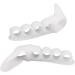 SOIMISS Silicone Toe Hallux Pads Spacers - Set of 3 Pairs | Corrective Separator for Bunion Relief | Orthopedic Toe Correctors (White) - Buy Online on GoSupps.com